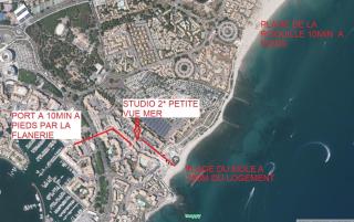 Studio 200m plage du môle vue mer - 1