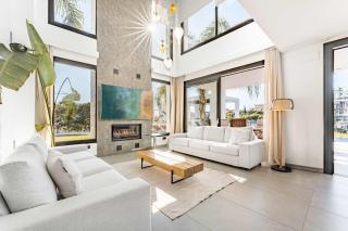 Villa Paraiso w parking gym pool lounge cinema - Estepona - 9