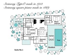 The Villa with a YAMAHA C6X - Villa Muse Okinawa- Vacation STAY 43827v - Nago - 4