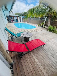 Sermie T2 climatisé avec piscine - Kourou - 8