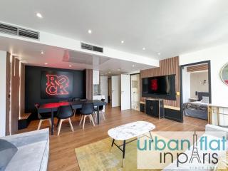Urban Flat 128 - Art Rock 4BDR Flat near Champs-Elysees - París - 6