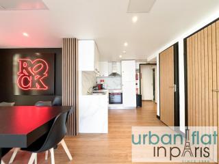 Urban Flat 128 - Art Rock 4BDR Flat near Champs-Elysees - París - 4