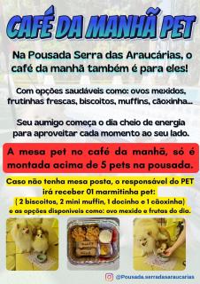 Pousada Serra das Araucárias PetFriendly - CÃOFÉ da manhã Pet - São Roque - 6