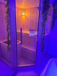 Loveroom de luxe avec jacuzzi sauna vapeur écran 300 cm - Metz - 5