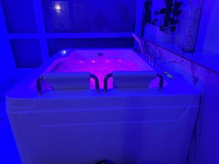 Loveroom de luxe avec jacuzzi sauna vapeur écran 300 cm - Metz - 2