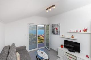 Apartments Memuni - One Bedroom Apartment with Balcony and Sea View CRVENI - Ston (Stagno) - 9