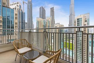 Silkhaus with full Burj Khalifa & fountain view 1BDR in Downtown - 9