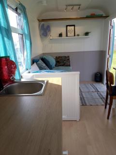 Toplocatie! Moderne en knusse pipowagen 'Postduif' vlakbij Zutphen - 5
