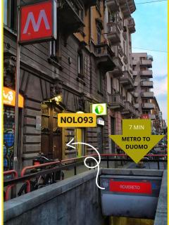 NOLO93 Attic apt right in front of the metro station to Duomo - Milan - 8