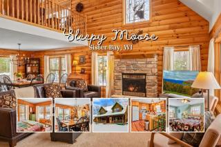Sleepy Moose - New! Log Cabin with Whirlpool Tub, Dogs and Near Beach - Sister Bay - 7