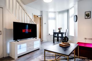 Long Stay Stuff Contractors Accommodation Heath Hospital with Netflix - 3
