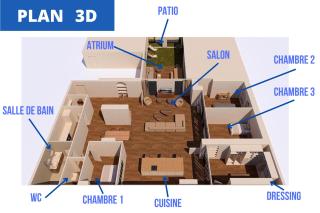 Elo - Loft 280m2- Luxe- 3Chambres - VCA - Cannes - 8
