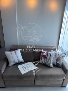 Flat Mar de Angra - Praia Grande - 2 Suítes com cobertura Duplex - 4