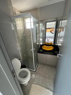 Flat de alto padrão ar condicionado piscina e academia - 1