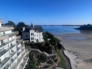 Le Crystal Studio Terrasse Vue mer Direct plage - Dinard - 5