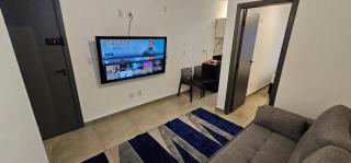 Blue Lagoon Studios - Un 02 - 1 dormitório, Aconchegante, Funcional, Completo, TV 60 pol - 9