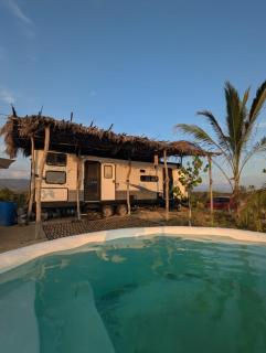 Casa rodante en la playa con alberca y Starlink - San Pedro Mixtepec - 9
