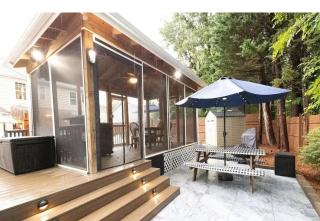 Tiki Hut, Bar, Kitchenette, Grill, Firepit at Pool - Charlotte - 7