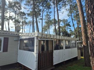MH 467 Isalisa 3chambres et 1 salle de bain dans camping 4 étoiles avec PARC AQUATIQUE - Saint-Julien-en-Born - 2