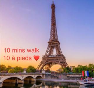 Studio 10 mins walk Eiffel tower, Paris 16 - París - 3