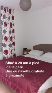 Petit appartement 30 m2-Plein sud-2 pers-1er étage-Wifi Fibre gratuite-Sans ascenseur-Non fumeur-Pas d'animaux -Réservation à partir de 3 nuits - 6