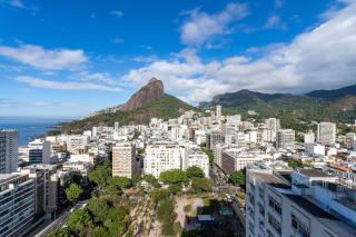 Flat Top LEBLON - Vista Mar e Vista Cristo Rendendo - 300m PRAIA e 150m Metro - Ar Condicionado, SmarTV 50" e Wi-Fi 100mbps - 7