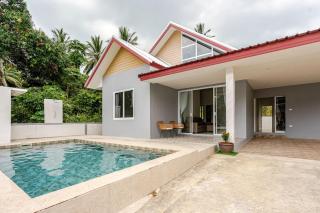 New Spacious 3BR Villa Mountain View, Private Pool & Near Ferry - Ban Bang Makham - 0