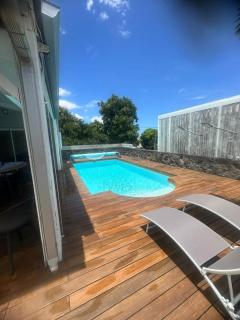 Villa meublé Tourisme 4 etoiles Sous le Ficus piscine chauffée - Ouest Lagon - Saint-Paul - 7