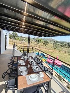 Villa moderna con una hermosa piscina, fogata y BBQ - 7