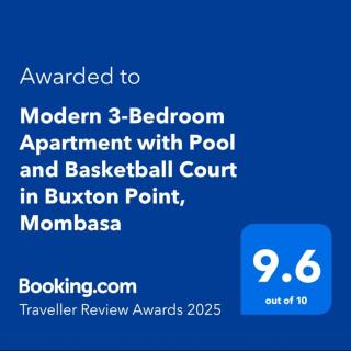 Modern 3-Bedroom Apartment with Gym, Pool and Basketball Court in Buxton Point, Mombasa - Mombasa - 0