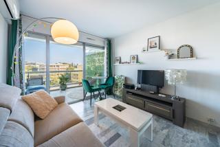 Studio vue mer et montagnes, avec piscine - Antibes - 0