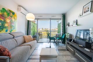 Studio vue mer et montagnes, avec piscine - Antibes - 1