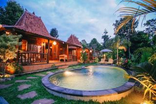 #2 Wooden Sharing Pool & Koi Pond Sunset View - Ubud - 2