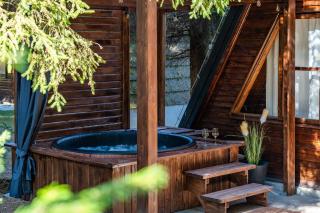 Leśna Sielanka domek z jacuzzi w lesie pod Górą Szczebel RELAX I SPORT - 0