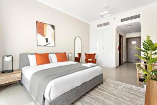 Silkhaus furnished studio in Art Gardens with pool access - Dubái - 8