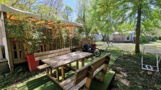 Mobil-home 3 chambres climatisé, entièrement équipé dans un camping familial, idéal pour des vacances réussies en famille ou entre amis - 6
