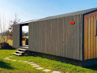 Tiny House 'Elbhütte' mit Wiesenblick 101 - Bleckede - 9