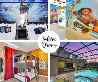 Elegant family home with pool game room and themed rooms - Kissimmee - 0