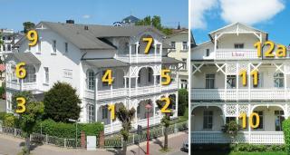 Villa Iduna Ferienwohnung No 1 - EG mit Balkon nach Osten - Binz - 2