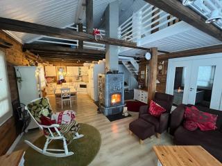 Villa Miilu Iso-Syöte hirsimökki järven rannalla - Pudasjärvi - 6