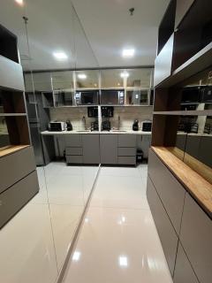 M&V Flats - Prédio Vision - 1,5 km Mané Garrincha - 500m Esplanada dos Ministérios - Vaga de garagem - Ar condicionado - Cama queen size - Piscina - Academia - Brasilia - 1