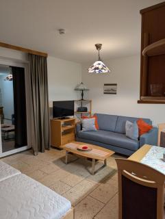 Studio mit Meerblick auf die Robbenbänke von Norderney, geschützter Südwestbalkon - 1