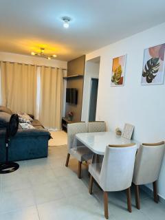Aconchego da Alê em Porto, Ar condicionado e Piscina, Apartamento inteiro, Cozinha completa, Wifi, 02 Quartos confortáveis, travesseiro nasa , Colchão confortável ideal para férias descanso lazer ou negócios - Porto Seguro - 5