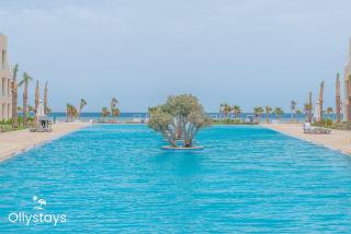 Ollystays Mangroovy Seaview 2BR Beach and Pool Free access - Hurghada - 5