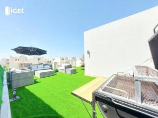 upper chalet with roof in hacienda bay جنيور شاليه فى هاسيندا باى بروف exh5 - El Alamein - 8