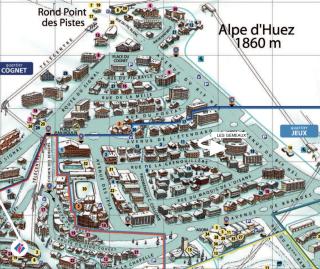 Apt Pied des pistes-Les Gémeaux-4pers-Alpe d'Huez - Huez - 1