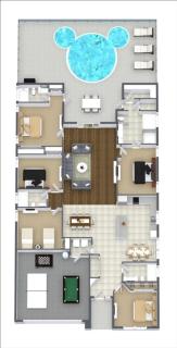 Cozy 5BR Near Disney Mickey Pool - 3