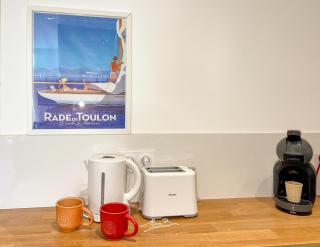 Le Soleiado à 350m des Plages - 6 couchages - Wifi - 2 Bureaux - Tolone - 6