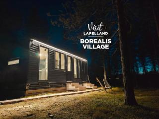 Borealis Village 8 with a Nature View, Fireplace, Sauna, Kitchen - Muonio - 0