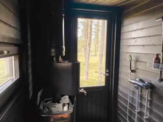 Borealis Village 7 with a Nature View, Fireplace, Sauna, Kitchen - Muonio - 5